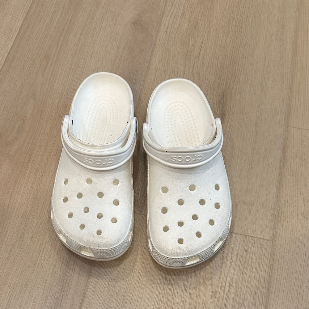 CROCS Classic Clog Slip-On Sandals - White